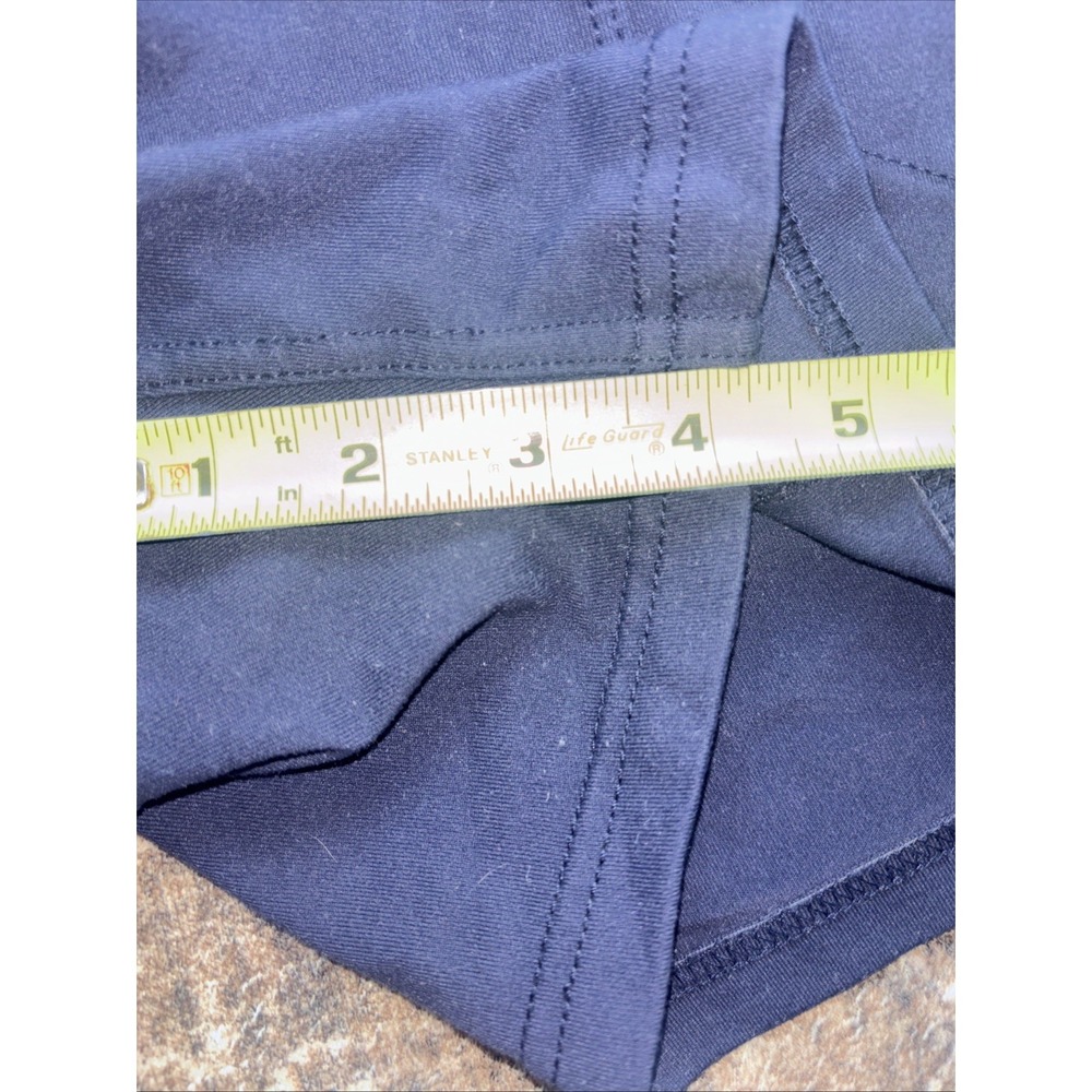 Athleta Navy Blue Gym Shorts Yoga Athletic Performance Work Out Womens Size M - Picture 3 of 4